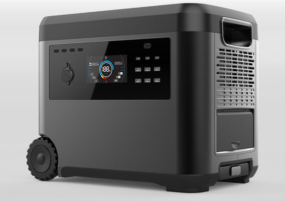 फास्ट चार्जिंग लिथियम पोर्टेबल पावर स्टेशन Lifepo4 सोलर जनरेटर 2000w