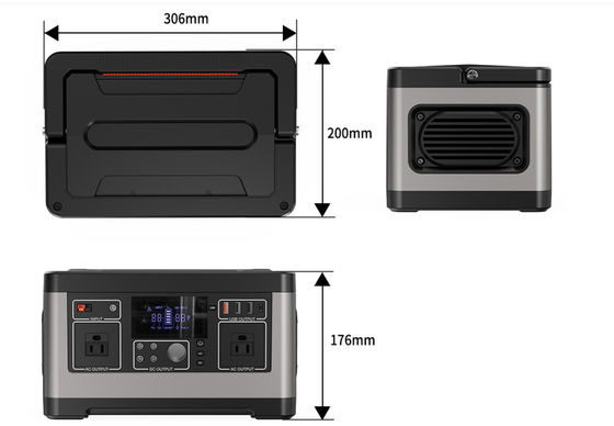 500W 520Wh लिथियम आयन बैटरी जनरेटर पावर स्टेशन OEM