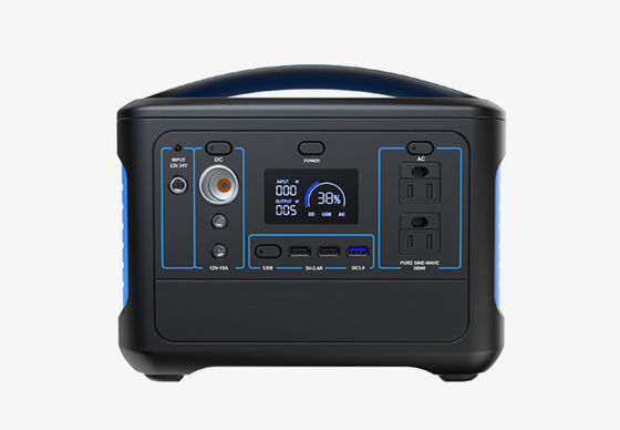 आउटडोर कैंपिंग के लिए 600W लाइफपो4 सोलर लिथियम जनरेटर बैटरी
